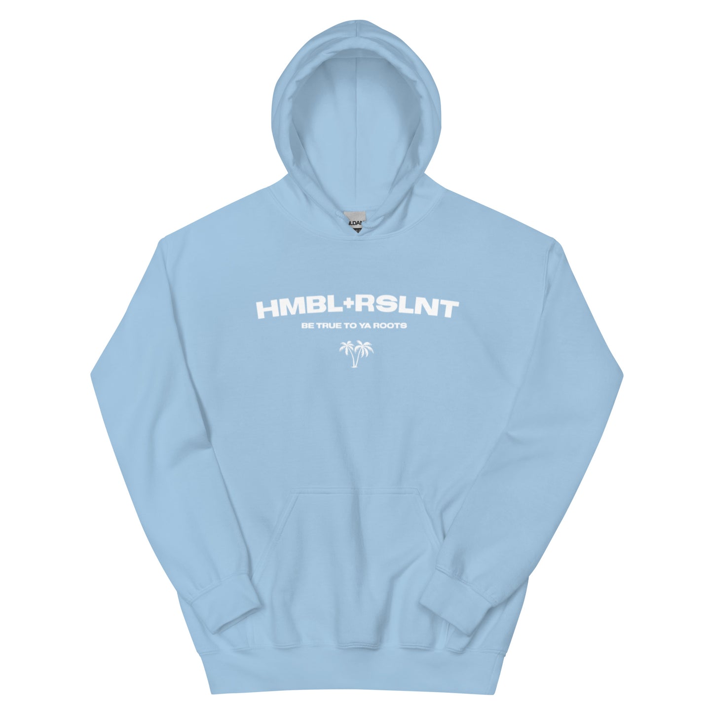 HMBL + RSLNT // "OG" Hoodie // White Font