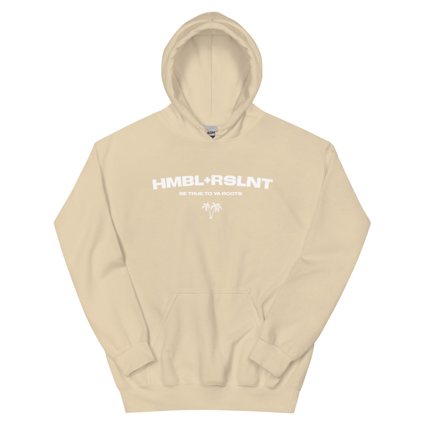 HMBL + RSLNT // "OG" Hoodie // White Font