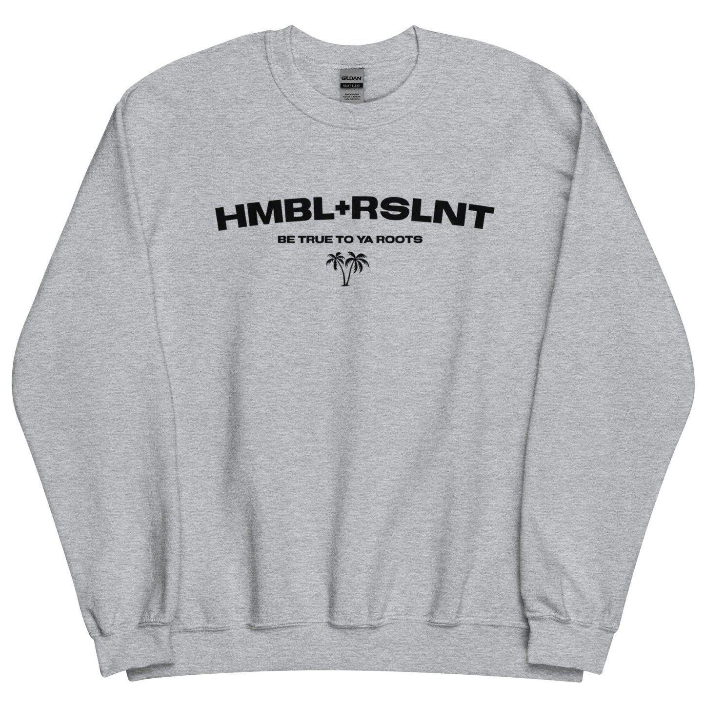 HMBL + RSLNT // "OG" Crewneck // Black Font