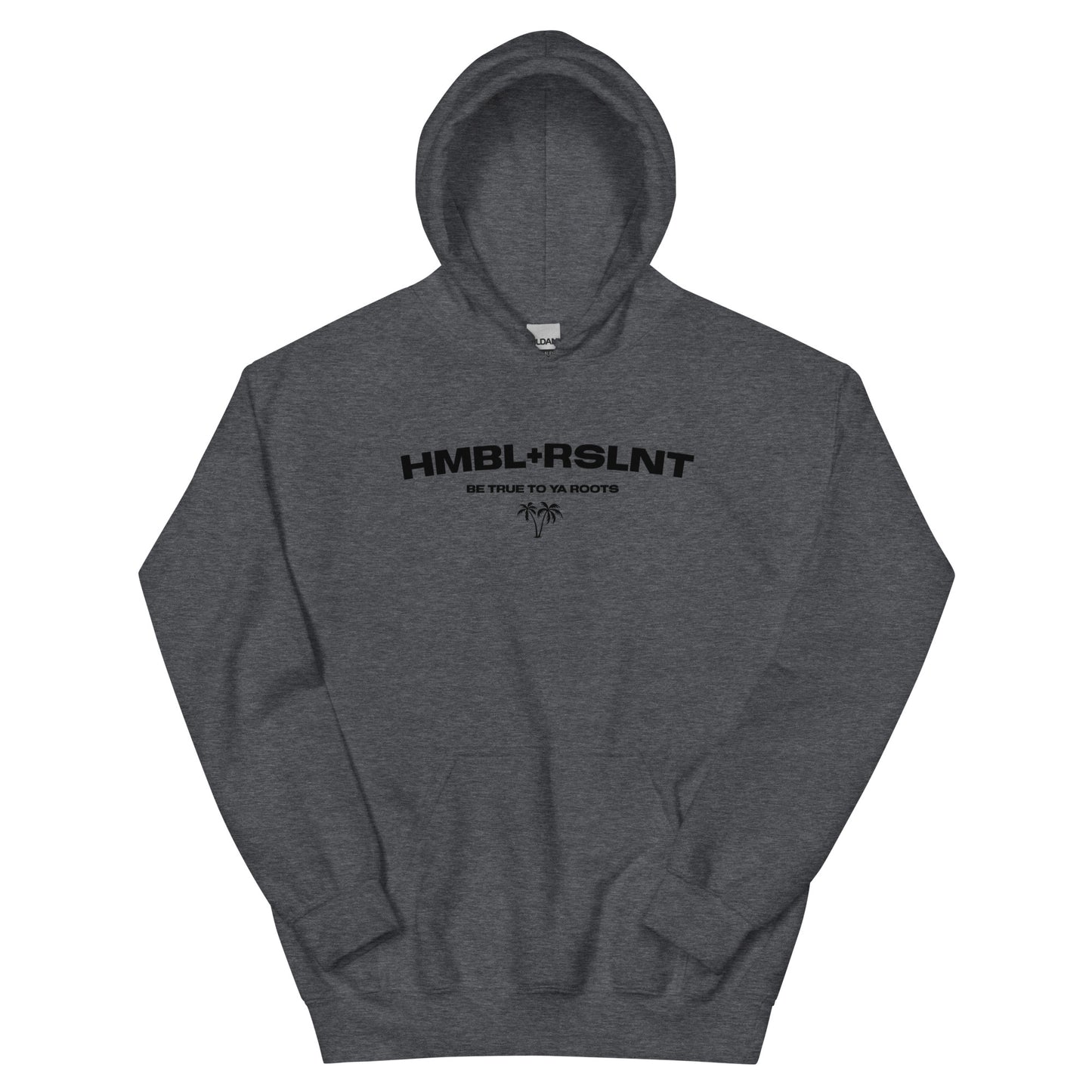 HMBL + RSLNT // "OG" Hoodie // Black Font