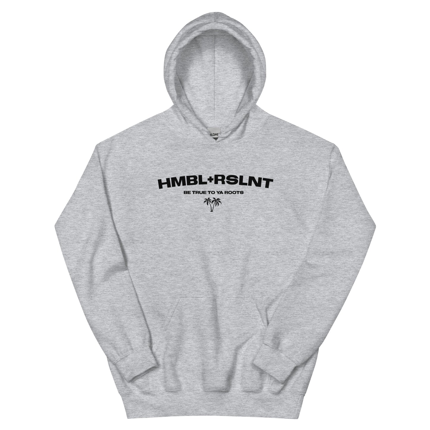 HMBL + RSLNT // "OG" Hoodie // Black Font