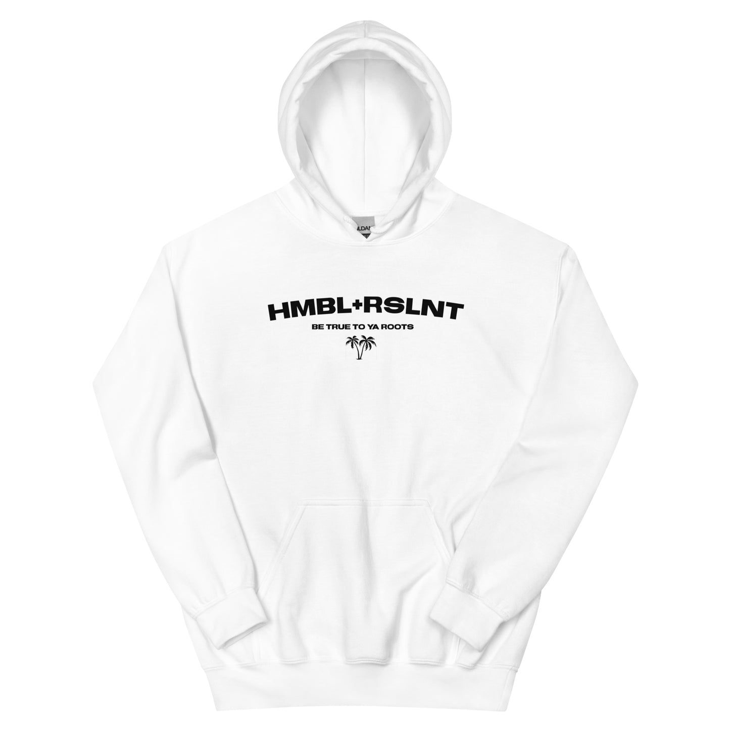 HMBL + RSLNT // "OG" Hoodie // Black Font